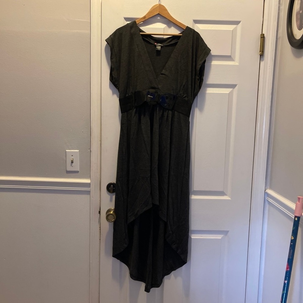 Delirious Black Flutter Sleeve V-Neck Sundress